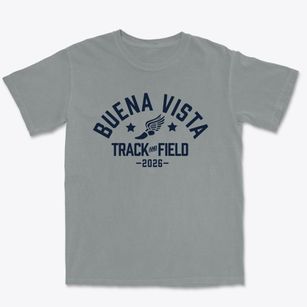 Buena Vista Elementary School Track and Field Premium Heavyweight T-shirt