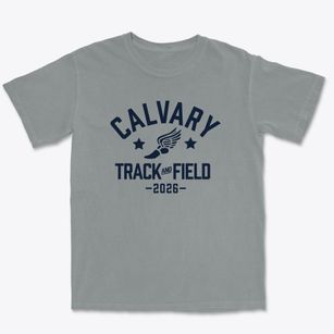 Calvary Christian School Track and Field Premium Heavyweight T-shirt