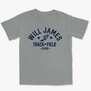 Will James Middle School Track and Field Premium Heavyweight T-shirt