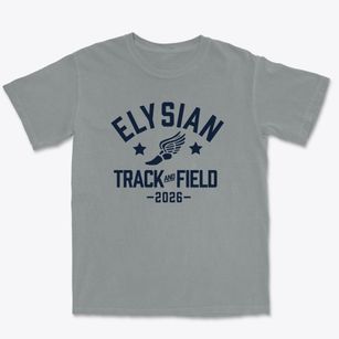Elysian Charter School Track and Field Premium Heavyweight T-shirt