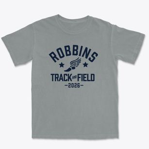 Robbins Elementary School Track and Field Premium Heavyweight T-shirt