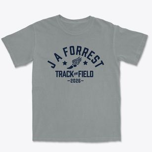 J A Forrest Elementary School Track and Field Premium Heavyweight T-shirt