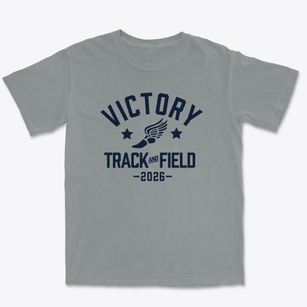 Victory Christian School Track and Field Premium Heavyweight T-shirt