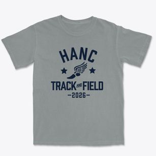 Hanc High School Track and Field Premium Heavyweight T-shirt