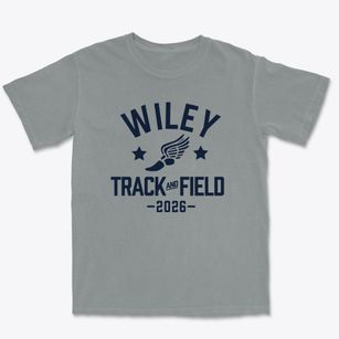 Wiley Elementary School Track and Field Premium Heavyweight T-shirt