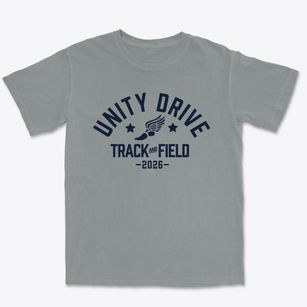 Unity Drive Learning Center Track and Field Premium Heavyweight T-shirt