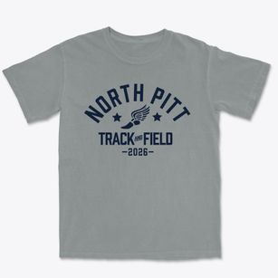 North Pitt High School Track and Field Premium Heavyweight T-shirt