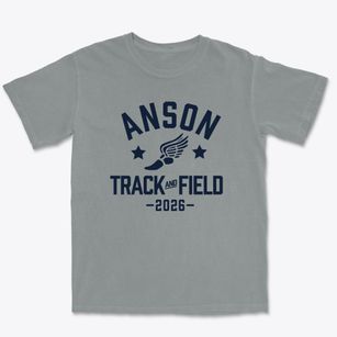 Anson High School Track and Field Premium Heavyweight T-shirt