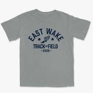 East Wake Middle School Track and Field Premium Heavyweight T-shirt