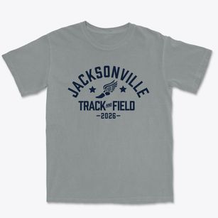 Jacksonville Christian Academy Track and Field Premium Heavyweight T-shirt