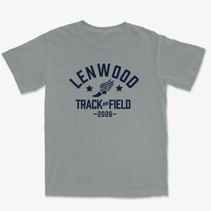 Lenwood Elementary School Track and Field Premium Heavyweight T-shirt