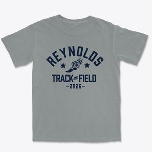 Reynolds Middle School Track and Field Premium Heavyweight T-shirt