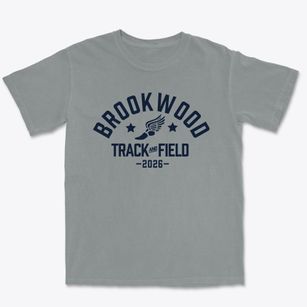 Brookwood Elementary School Track and Field Premium Heavyweight T-shirt