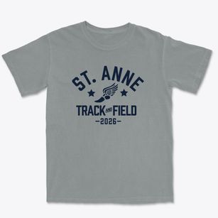 Saint Anne Catholic School Track and Field Premium Heavyweight T-shirt