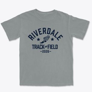 Riverdale High School Track and Field Premium Heavyweight T-shirt