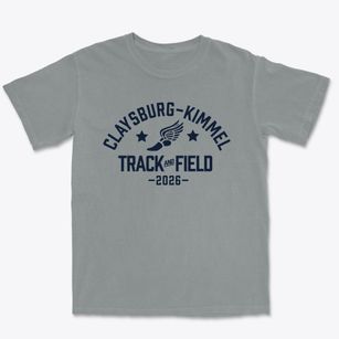 Claysburg-kimmel High School Track and Field Premium Heavyweight T-shirt