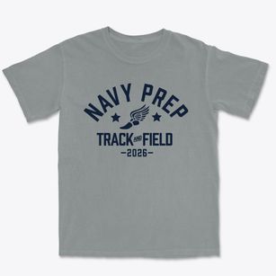Naval Academy Prep School Track and Field Premium Heavyweight T-shirt