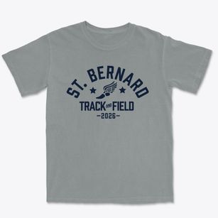 St. Bernard Academy Track and Field Premium Heavyweight T-shirt