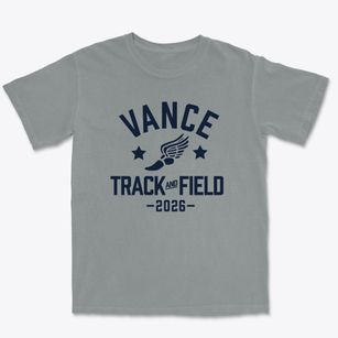 Vance Middle School Track and Field Premium Heavyweight T-shirt