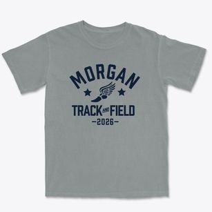 Morgan County Vocational Center Track and Field Premium Heavyweight T-shirt