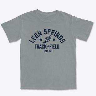 Leon Springs Elementary School Track and Field Premium Heavyweight T-shirt