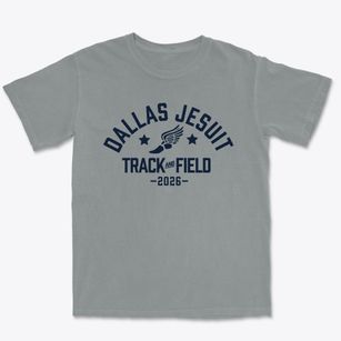 Dallas Jesuit Prep Track and Field Premium Heavyweight T-shirt