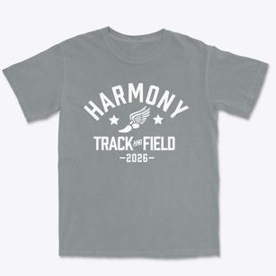 Harmony Elementary School Track and Field Premium Heavyweight T-shirt