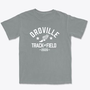 Oroville Christian School Track and Field Premium Heavyweight T-shirt