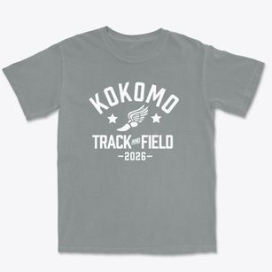 Kokomo Christian School Track and Field Premium Heavyweight T-shirt