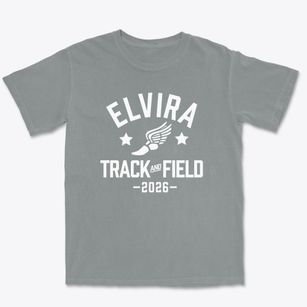 Elvira Elementary School Track and Field Premium Heavyweight T-shirt
