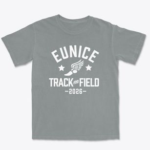 Eunice Elementary School Track and Field Premium Heavyweight T-shirt
