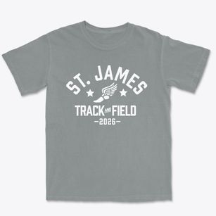 Saint James Catholic School Track and Field Premium Heavyweight T-shirt