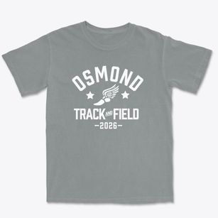Osmond High School Track and Field Premium Heavyweight T-shirt
