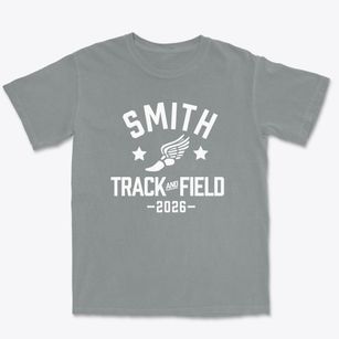 Smith Middle School Track and Field Premium Heavyweight T-shirt