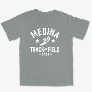 Medina School Track and Field Premium Heavyweight T-shirt