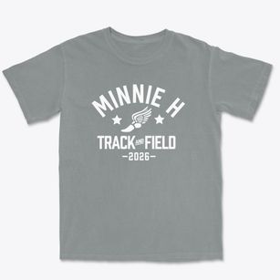Minnie H Elementary School Track and Field Premium Heavyweight T-shirt