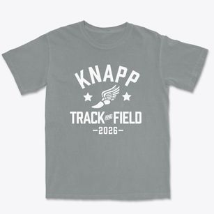 Knapp Elementary School Track and Field Premium Heavyweight T-shirt