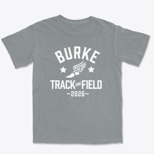 Burke School 26-2 District Track and Field Premium Heavyweight T-shirt