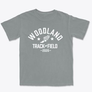 Woodland Elementary School Track and Field Premium Heavyweight T-shirt