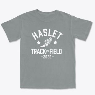 Haslet Elementary School Track and Field Premium Heavyweight T-shirt