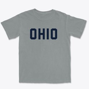  Ohio Block Letter Premium Heavyweight T-shirt