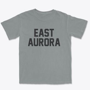 East Aurora New York Classic Block Premium Heavyweight T-shirt