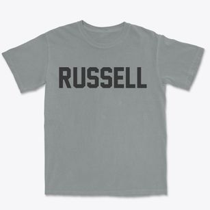 Russell Massachusetts Classic Block Premium Heavyweight T-shirt