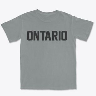 Ontario Wisconsin Classic Block Premium Heavyweight T-shirt