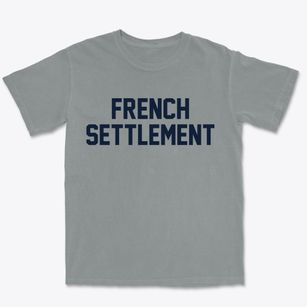 French Settlement Louisiana Classic Block Premium Heavyweight T-shirt
