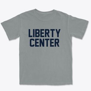 Liberty Center Ohio Classic Block Premium Heavyweight T-shirt