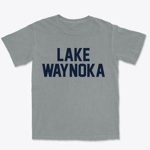 Lake Waynoka Ohio Classic Block Premium Heavyweight T-shirt
