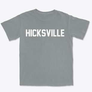 Hicksville New York Classic Block Premium Heavyweight T-shirt