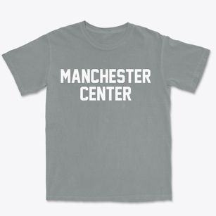 Manchester Center Vermont Classic Block Premium Heavyweight T-shirt