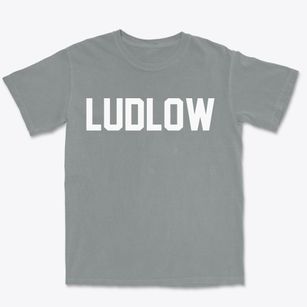 Ludlow Massachusetts Classic Block Premium Heavyweight T-shirt